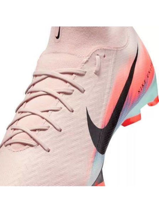 Nike Air Zoom Mercurial Superfly X Academy FG/MG Ποδοσφαιρικά Παπούτσια με Τάπες Ροζ Nike Air Zoom Mercurial Superfly X Academy FG/MG Ποδοσφαιρικά Παπούτσια με Τάπες Ροζ