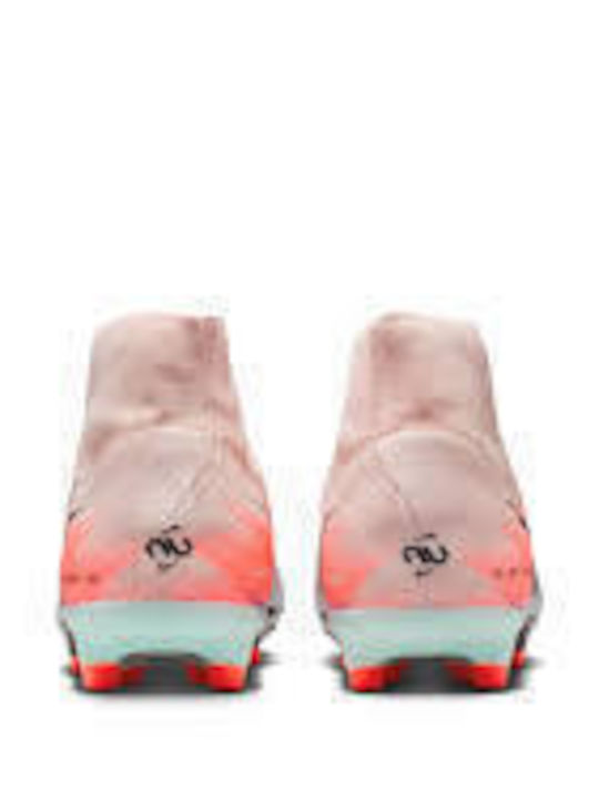Nike Air Zoom Mercurial Superfly X Academy FG/MG Футболни Обувки с Бутони Розови