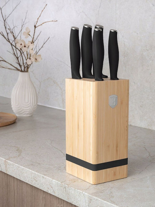 Berlinger Haus Knife Set with Base from Stainless Steel 7pcs
