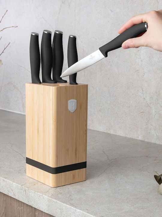 Berlinger Haus Knife Set with Base from Stainless Steel 7pcs