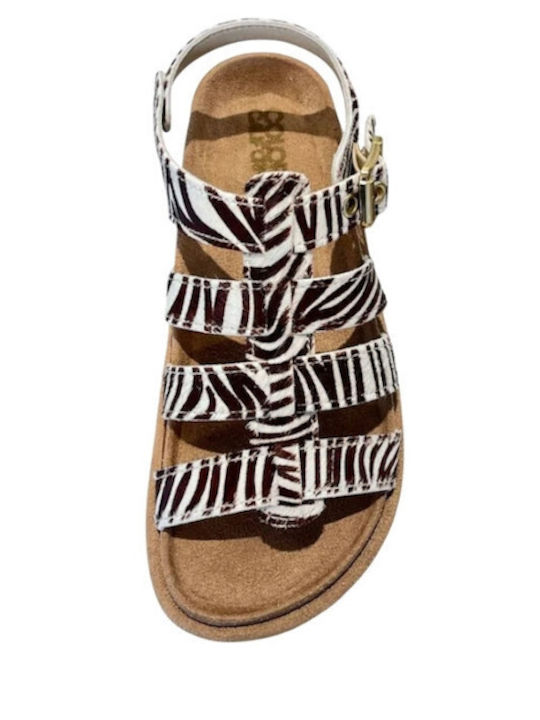 Colors Of California Women's Flat Sandals Cowhide Colors Of California Women's Flat Sandals Cowhide