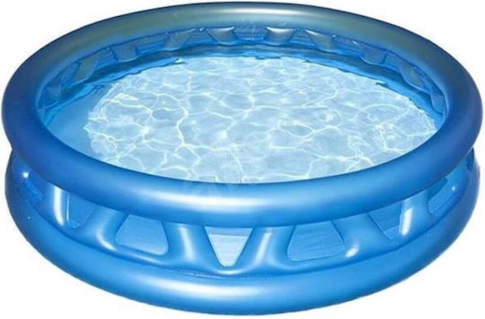 Aufblasbares Schwimmbecken 199 x 41 cm 790 Liter Wasservolumen Robustes PVC Garten Blau