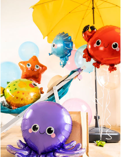 Foil Jumbo Luftballon Lila 55cm