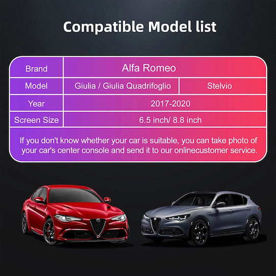 Digital IQ Ηχοσύστημα Αυτοκινήτου για Suzuki Swift Skoda Superb Alfa Romeo Giulia / Stelvio Chrysler Vision 2015-2026 (Bluetooth/USB/WiFi/GPS/Apple-Carplay/Android-Auto)