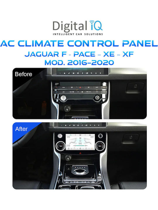 Digital IQ Car Audio System for Jaguar XE / XF 2016-2020 (Bluetooth/USB/WiFi/GPS) with 7" Touch Screen