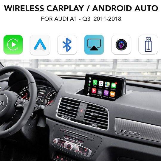 Digital IQ Car Audio System for Audi A1 / Q3 2011-2018 Bluetooth USB WiFi GPS Apple CarPlay Android Auto with 6.5" Touch Screen