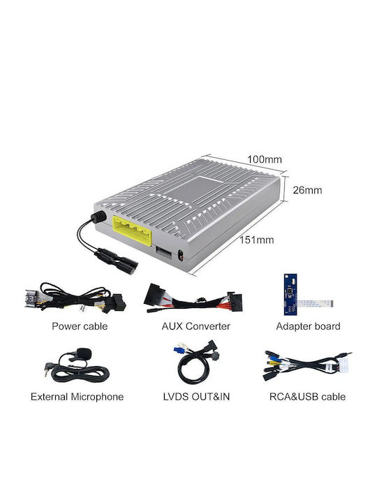 Digital IQ Auto-Audiosystem für Audi A4 / A5 / Q5 Dodge Journey Chrysler Vision 2009-2017 mit Touchscreen 6,5"