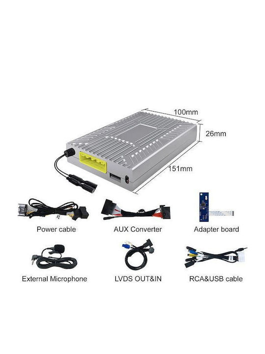 Digital IQ Auto-Audiosystem für Audi A4 / A5 / Q5 Dodge Journey Chrysler Vision 2009-2017 mit Touchscreen 6,5"