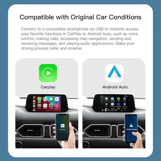 Digital IQ Car Audio System for Fiat 124 Mazda 2 / 3 / 6 / MX-5 / CX-3 / CX-5 / CX-9 2016-2021 Bluetooth USB WiFi GPS Apple CarPlay Android Auto
