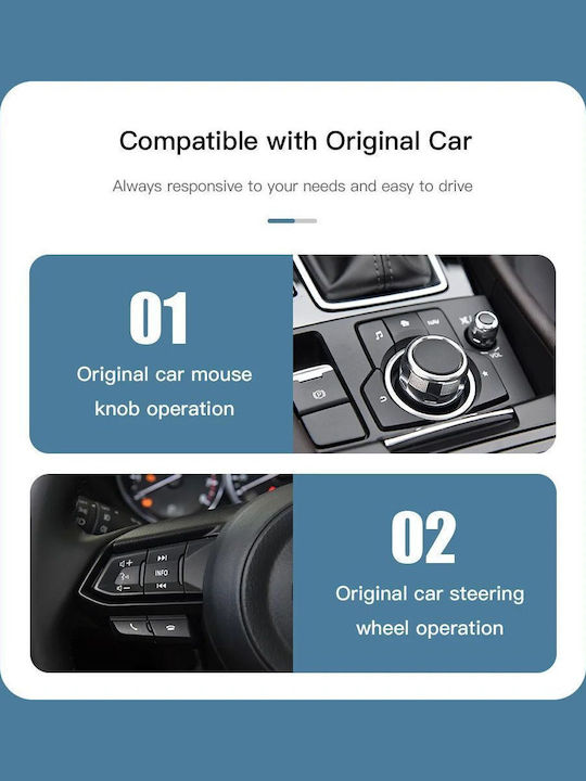 Digital IQ Car Audio System for Fiat 124 Mazda 2 / 3 / 6 / MX-5 / CX-3 / CX-5 / CX-9 2016-2021 Bluetooth USB WiFi GPS Apple CarPlay Android Auto
