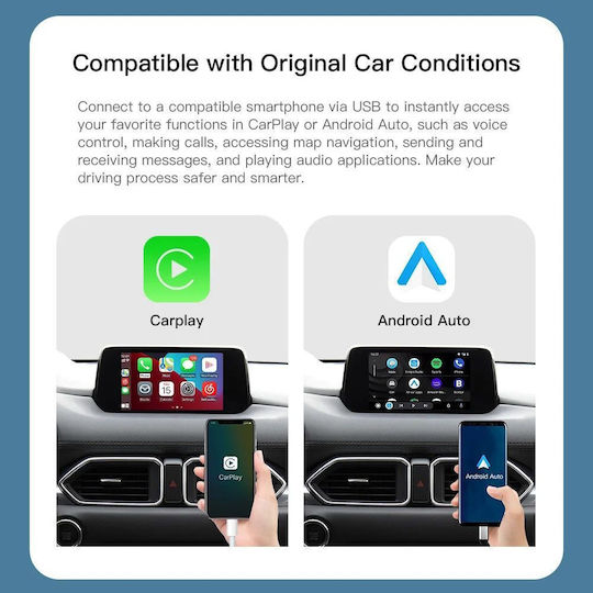 Digital IQ Car Audio System for Fiat 124 Mazda 2 / 3 / 6 / MX-5 / CX-3 / CX-5 / CX-9 2016-2021 Bluetooth USB WiFi GPS Apple CarPlay Android Auto