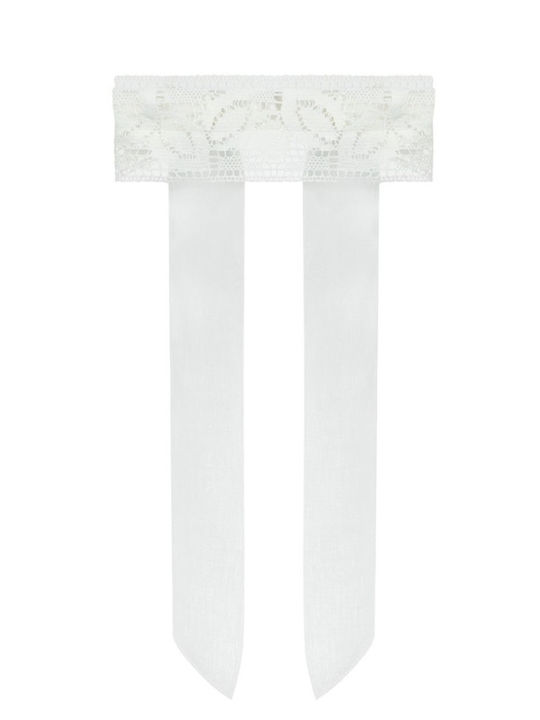Lapin Kids Hair Band In White Color