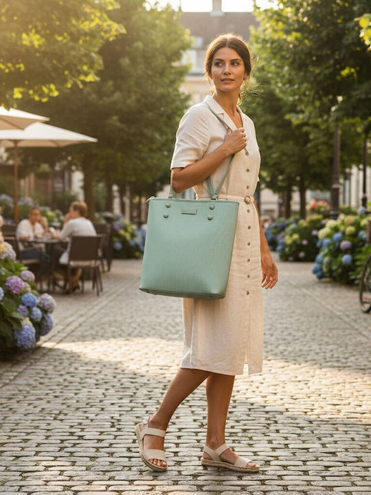 Damen Schultertasche Grünes