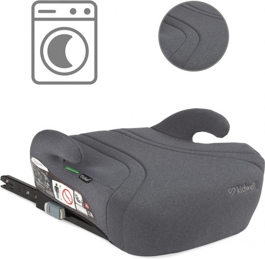 Kidwell Bono Scaun de Mașină pentru Copii Booster i-Size cu Isofix Gri 15-36 kg