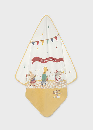 Mayoral Baby Hooded Bathrobe Chamomile