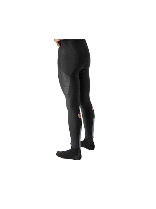 Castelli Pantaloni De Ciclism Pentru Bărbați Cu Bretele Negri