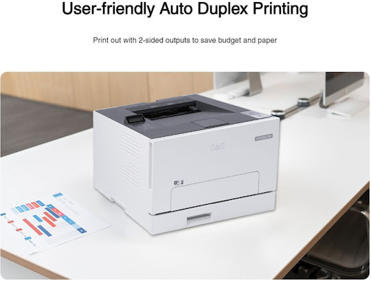 G&G GP2000CDW Color Laser Printer with WiFi and Mobile Print