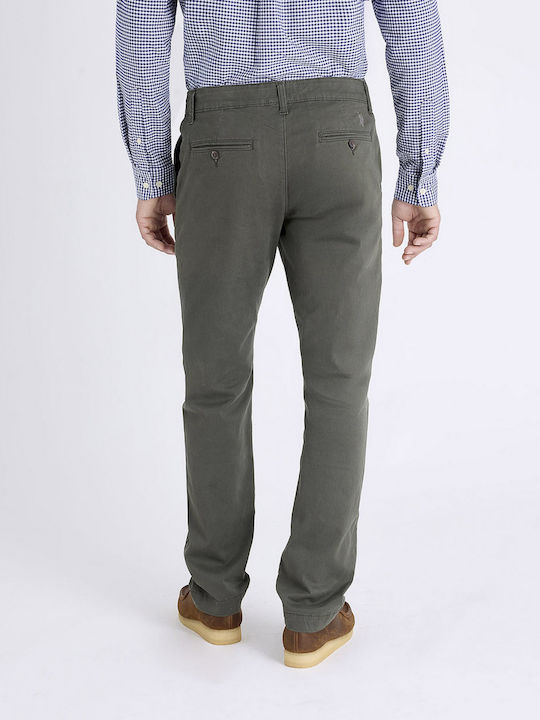 Men's Jeans Pants with Slim Straight Fit Khaki