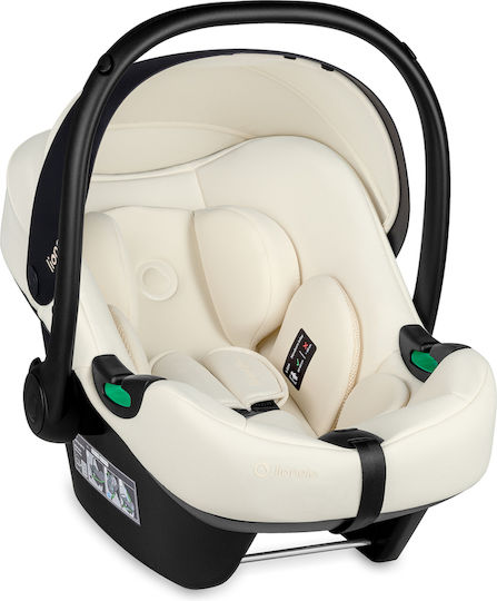 Lionelo I-size Astrid Scaun Auto pentru Copii i-Size Crem 0-13 kg