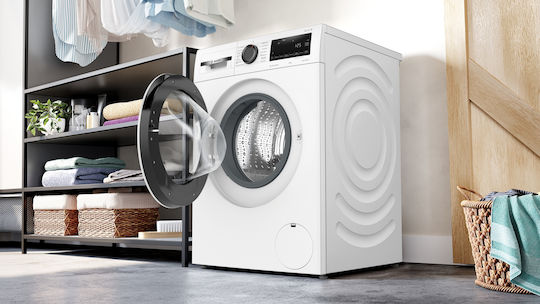 Bosch Πλυντήριο Ρούχων 9kg με Τεχνολογία Ατμού 1400 Στροφών Iron Assist WGG244ZEGR