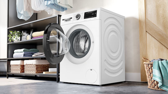 Bosch Πλυντήριο Ρούχων 9kg με Τεχνολογία Ατμού 1400 Στροφών Iron Assist WGG244ZWGR