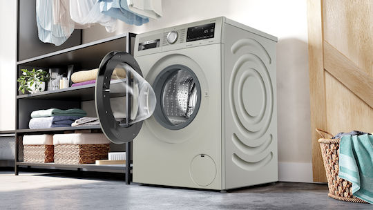 Bosch Пералня 9кг 1400 Оборота Iron Assist Сив WGG244ZXGR
