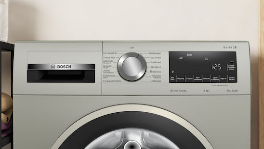 Bosch Пералня 9кг 1400 Оборота Iron Assist Сив WGG244ZXGR