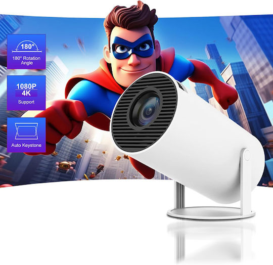 AK-300 Max Mini Proiector 3D LCD HD Lampă LED cu Wi-Fi și Difuzoare Încorporate CDB-42