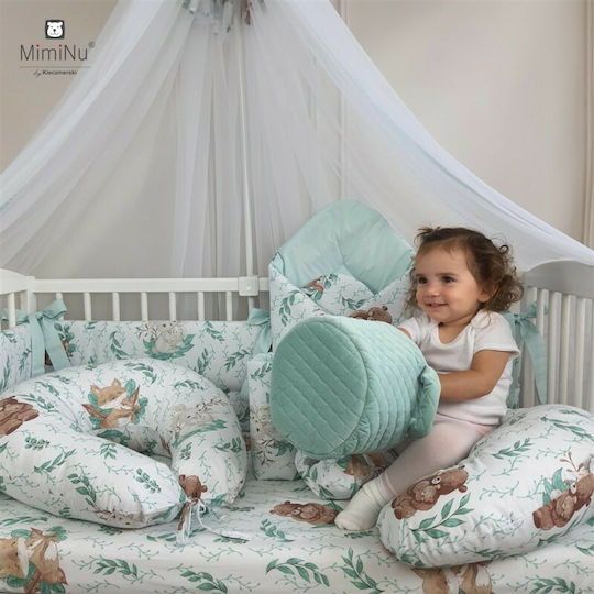 MimiNu Pătură Pepinieră Swaddling 100% Bumbac Bej 75x75 cm