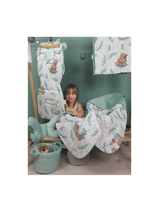 MimiNu Pătură Pepinieră Swaddling 100% Bumbac Bej 75x75 cm
