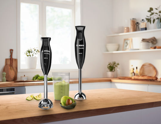 Bosch CleverMixx Hand Blender With Stainless Steel Rod 600W Black