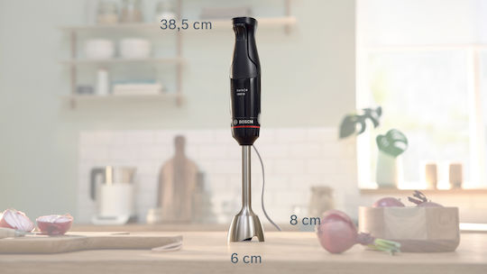 Bosch Serie 4 Hand Blender with Inox Rod 1000W Black