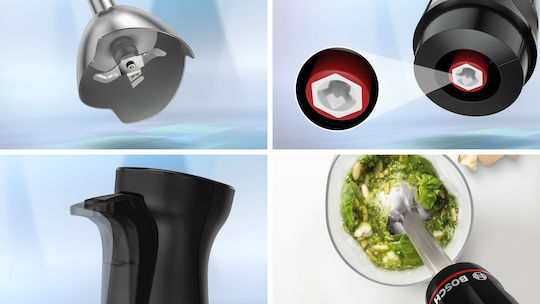Bosch Serie 4 Hand Blender with Inox Rod 1000W Black