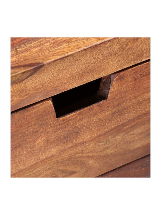 Wooden Beige Bedside Table 40x30x50cm