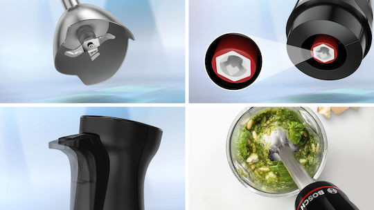 Bosch Serie 4 Hand Blenders With Inox Rod 1000W Black