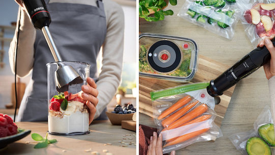 Bosch Serie 4 Hand Blenders With Inox Rod 1000W Black