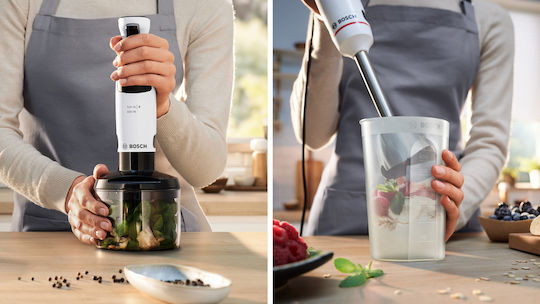 Bosch Serie 4 Hand Blender with Stainless Steel Rod 600W White