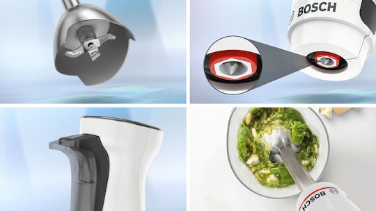 Bosch Hand Blender with Inox Rod 800W White