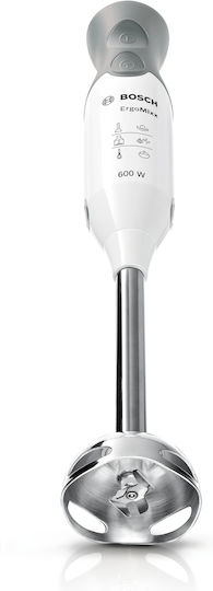 Bosch ErgoMixx Ραβδομπλέντερ με Ανοξείδωτη Ράβδο 600W Λευκό