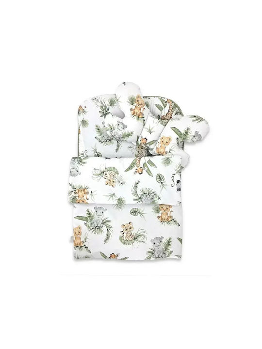 Qmini Pernă pentru bebeluși Nest Safari 55x75εκ.