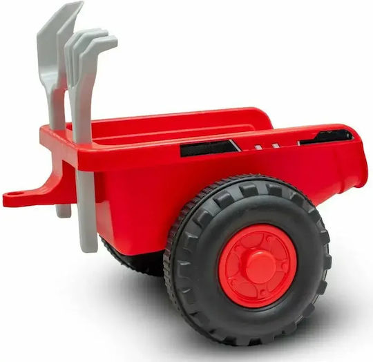 Tractor pentru copii cu remorcă Roșu pentru 5+ Ani