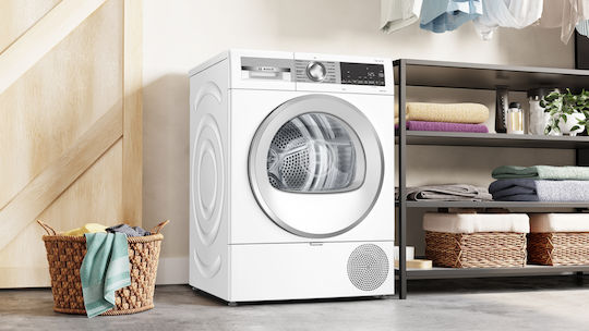 Bosch Serie 6 Uscător de rufe 9kg cu pompă de căldură