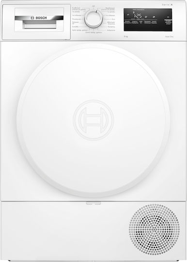 Bosch Serie 4 Uscător de rufe 8kg cu pompă de căldură