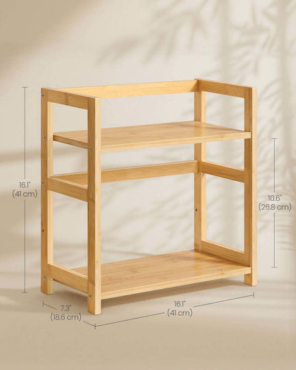 Songmics Ράφι Πάγκο 2 Επιπέδων natural Beige Ofs046y101 Songmics Ράφι Πάγκο 2 Επιπέδων natural Beige Ofs046y101