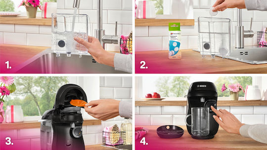 Bosch Happy Pod Coffee Machine Tassimo Black