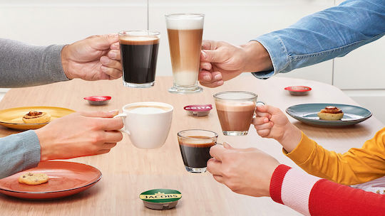 Bosch Kapsel-Kaffeemaschine Tassimo Druck 3.3bar Schwarz