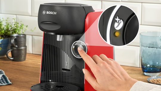 Bosch Pod Coffee Machine Tassimo Pressure 15bar Red