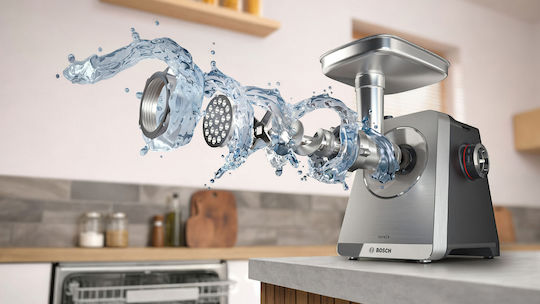 Bosch Μηχανή Άλεσης Κιμά 2500W Λευκή