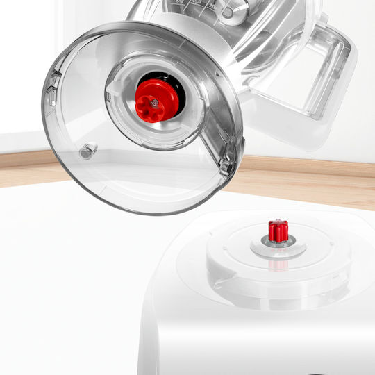 Bosch MultiTalent 8 Multifunktionale Küchenmaschine 1000W mit Schüsselkapazität 3,9 l und Mixerkrugkapazität Weiß