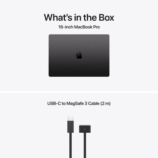 Apple MacBook Pro 16,2" Panou IPS Ecran Retina 120Hz (M5 Pro-18 Nuclee/48GB/1TB SSD/20-Core GPU) cu Încărcător 140W Textură Nano Negru Spațial (Tastatură Engleză SUA)